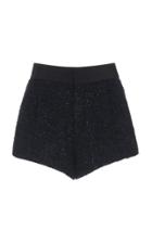 Moda Operandi Dundas High-rise Metallic Tweed Shorts Size: 38