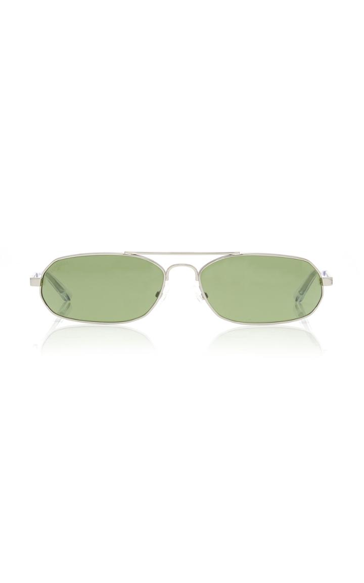 Balenciaga Round-frame Metal Sunglasses