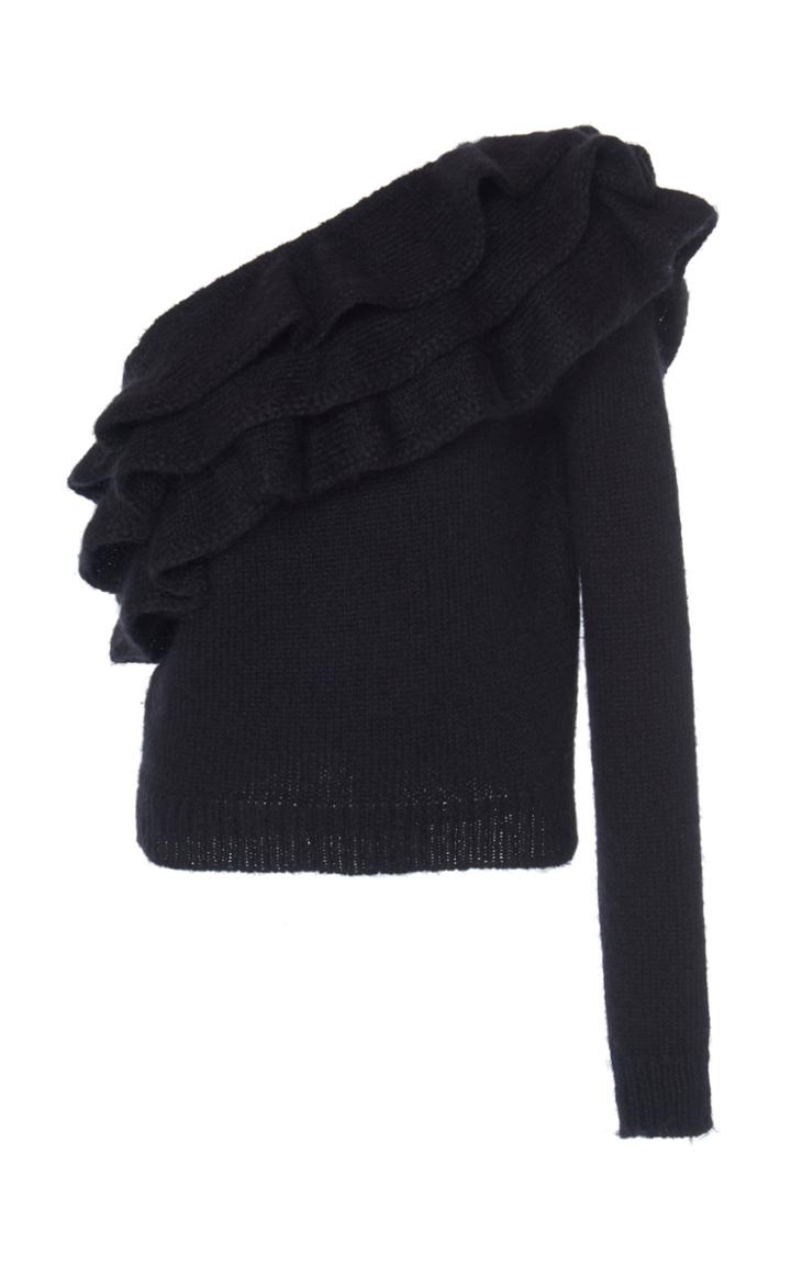 Philosophy Di Lorenzo Serafini Ruffled One-shoulder Sweater