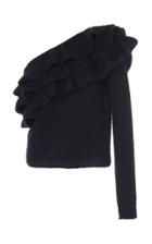 Philosophy Di Lorenzo Serafini Ruffled One-shoulder Sweater