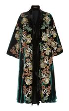 Biyan Hizkia Floral Velvet Coat