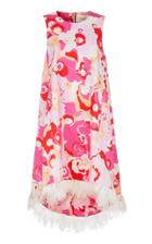 Moda Operandi La Doublej La Scala Printed Cotton-blend High-low Dress