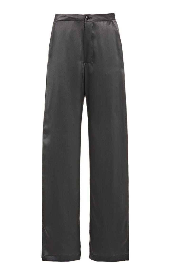Sablyn Benjamin Silk Straight-leg Pants