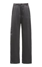 Sablyn Benjamin Silk Straight-leg Pants