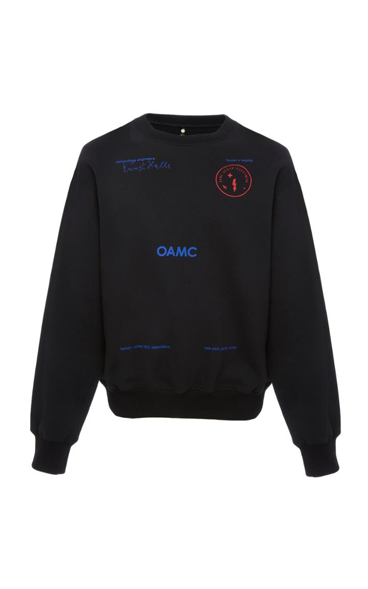 Oamc Kunsthalle Logo Sweatshirt