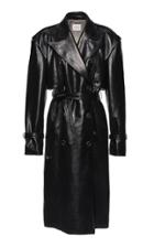 Moda Operandi Magda Butrym Brockham Leather Trench Coat Size: 36
