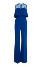 Elie Saab Sleeveless Ruffled Jumpsuit