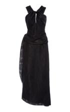Derek Lam Twisted Halter-neck Wrap Dress