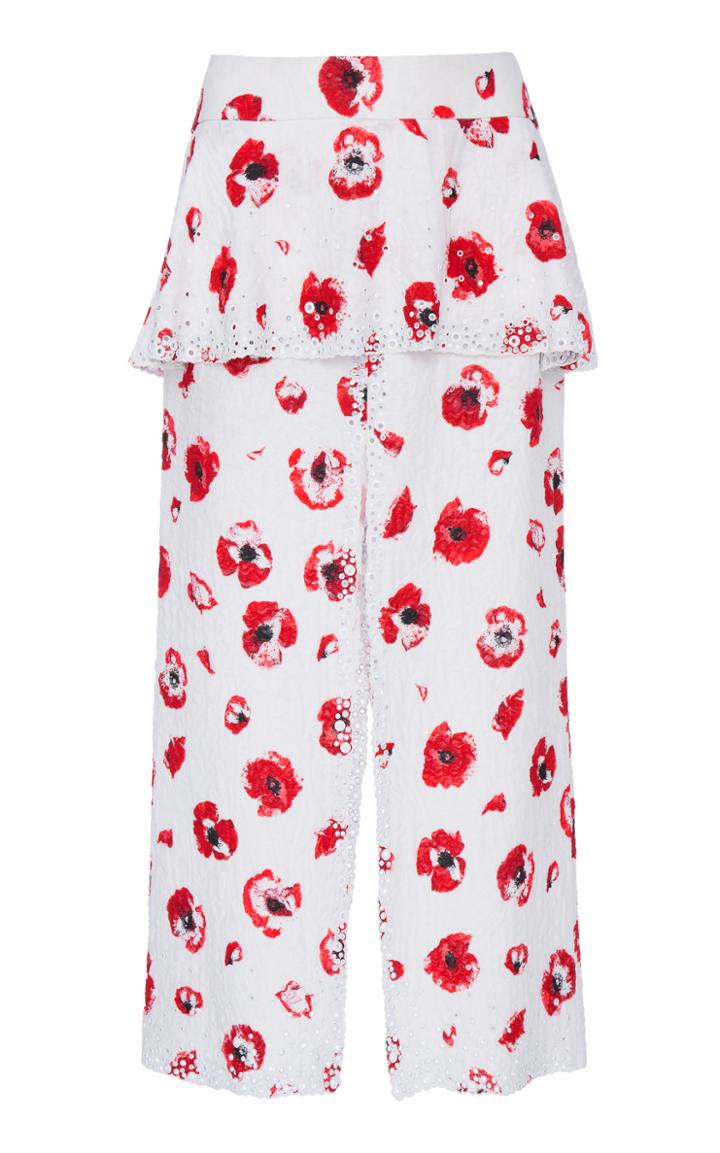 Proenza Schouler Embroidered Float Jacquard Skirt