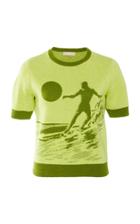 Michael Kors Collection Surfer Cotton-wool Blend Tee
