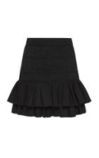 Moda Operandi Aje Reine Pleated Cotton Mini Skirt