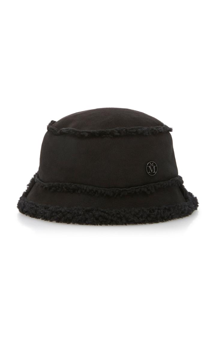 Maison Michel Malo Shearling Bucket Hat