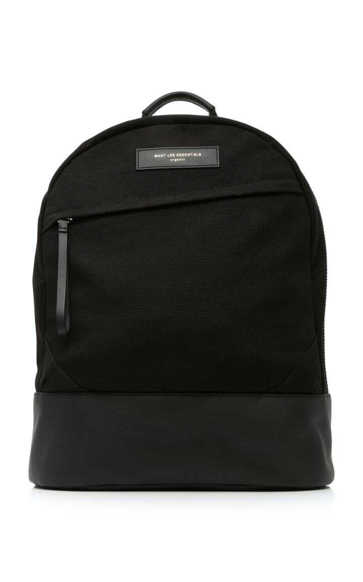 Want Les Essentiels Kastrup Cotton Canvas Backpack