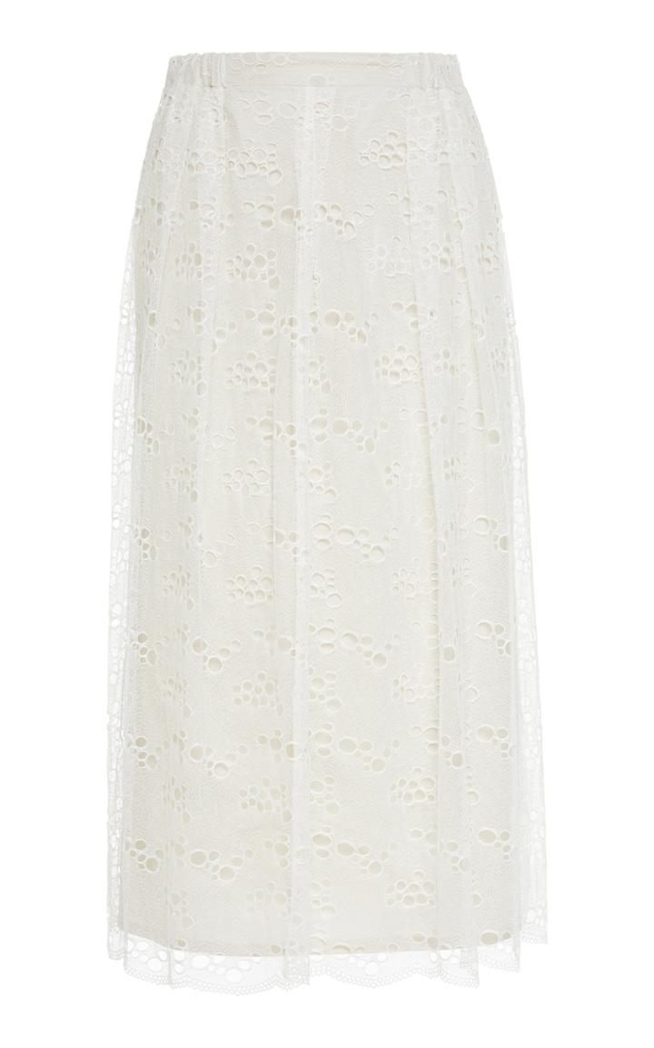 Roseanna Light Lace Midi Skirt