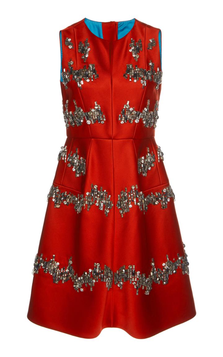 Dice Kayek Sleeveless Embellished Dress