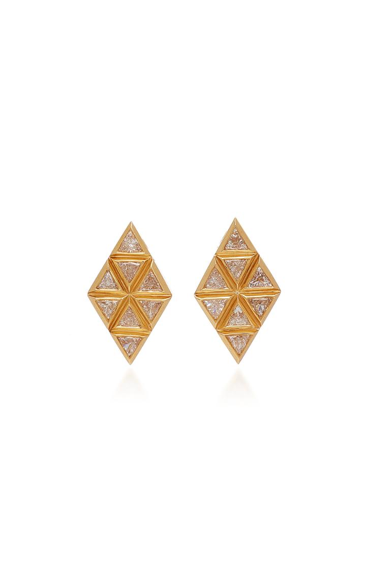 Melissa Kaye Chloe 18k Gold Diamond Earrings