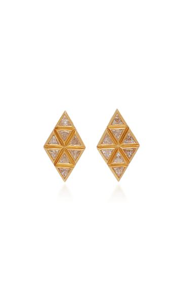 Melissa Kaye Chloe 18k Gold Diamond Earrings