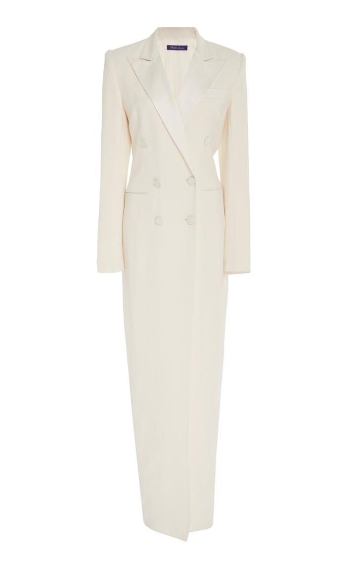 Ralph Lauren Kristian Double-breasted Silk Dress