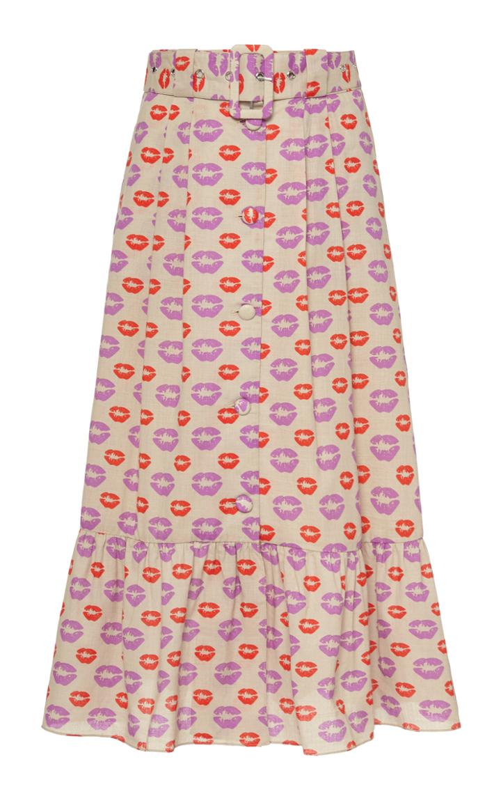 Moda Operandi Hofmann Copenhagen Erica Cotton Flounce Hem Skirt Size: 34