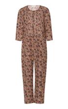 Sea Lucia Floral-print Cotton-poplin Jumpsuit Size: 0