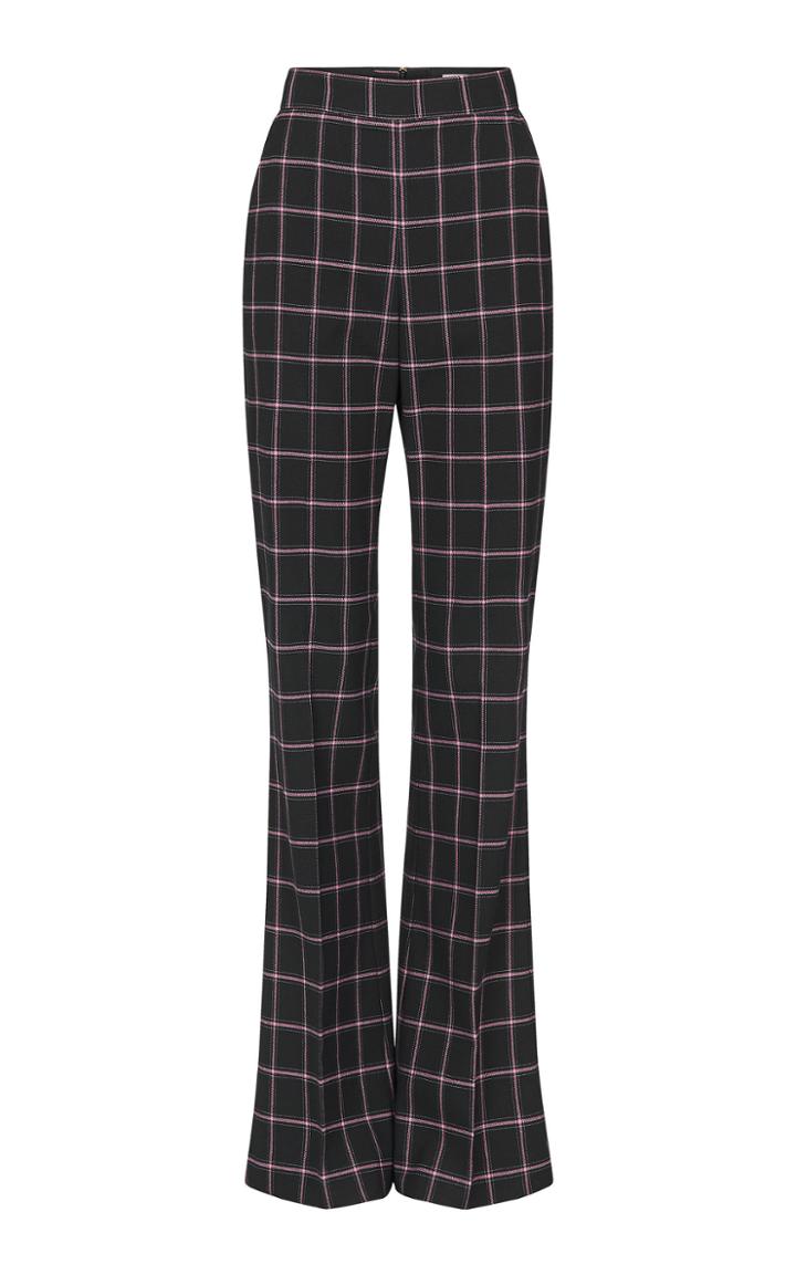 Rebecca Vallance Peta Plaid Flare Pant
