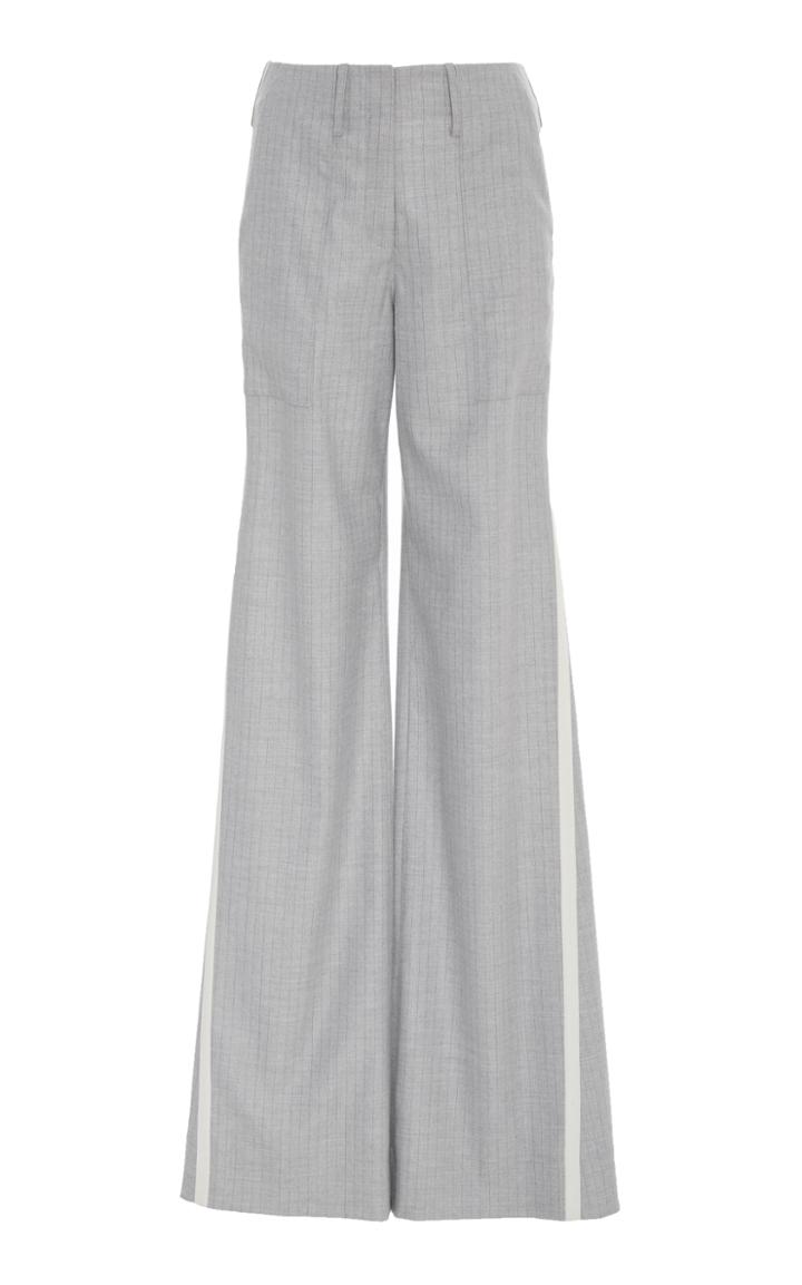 Hellessy Henrik Pinstripe Wide Leg Pant