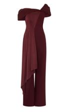 Moda Operandi Safiyaa Rosanne Silk Satin Jumpsuit