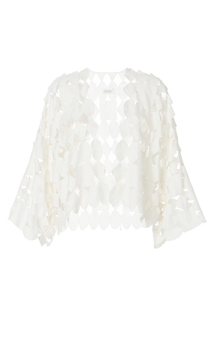 Isa Arfen Cut Out Embroidered Jacket