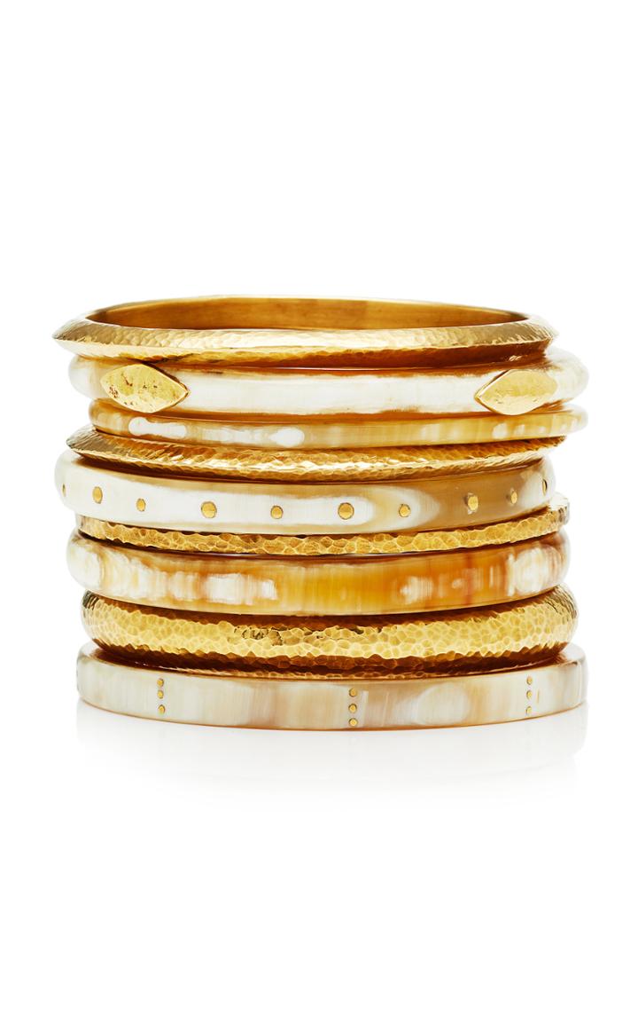Ashley Pittman Eneo Bangle Set Light