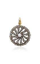 Sylva & Cie 18k Gold Diamond And Pearl Pendant