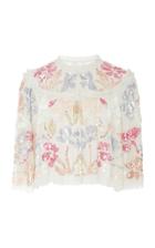 Needle & Thread Deconstructed Sequin Jacket Size: L