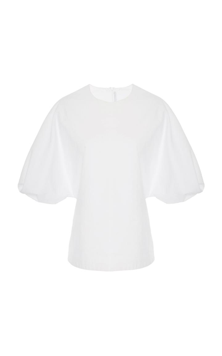 Rosetta Getty Twisted Short-sleeve Blouse