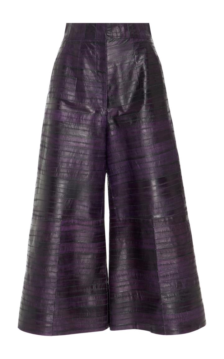 By. Bonnie Young Eel Leather Culottes