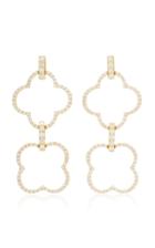 Ashley Mccormick 18k Gold Diamond Earrings