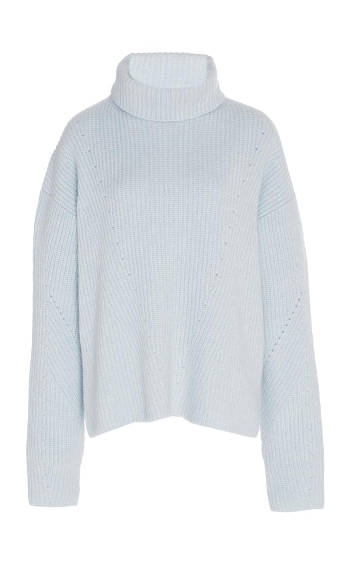 Sally Lapointe Cashmere-blend Turtleneck Sweater Size: M