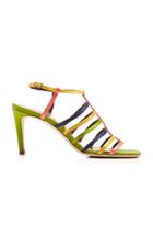 Moda Operandi Staud Ann Silk-blend Sandals Size: 35