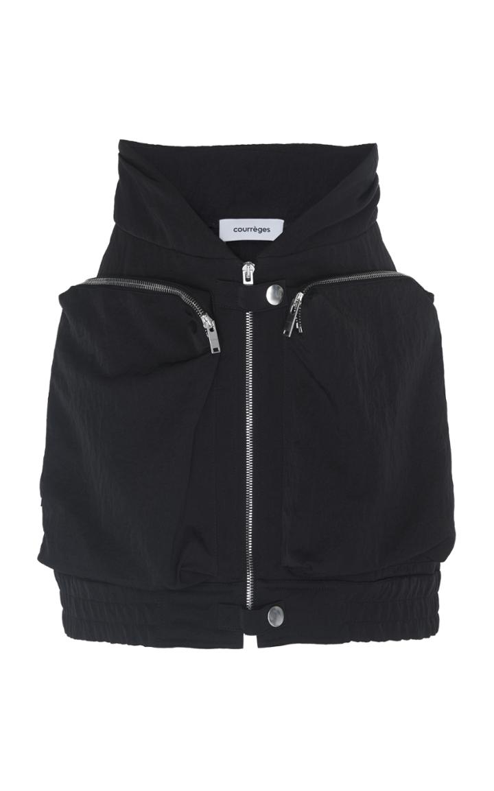 Courrges Tech Nylon Skirt