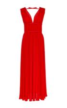 Giambattista Valli V Neck Midi Dress