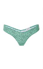 Fisch Grenadins Printed Low-rise Bikini Bottom