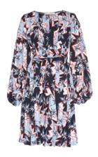 Dice Kayek Printed Pleated Dress