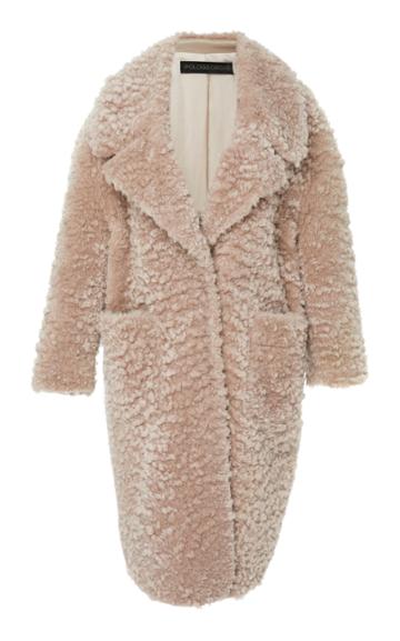 Pologeorgis The Doon Three Quarter Sleeve Shearling Coat