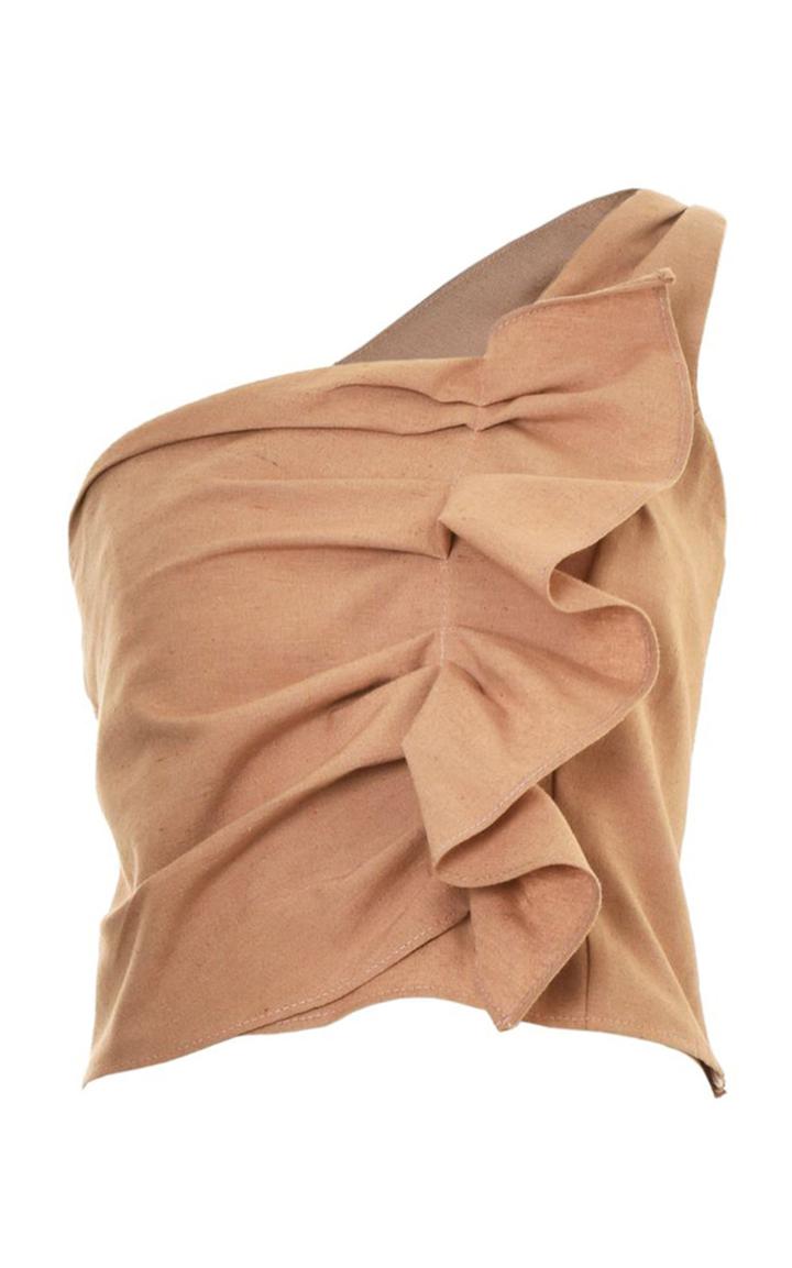 Lilly Sarti Cotton Ruffled Blouse