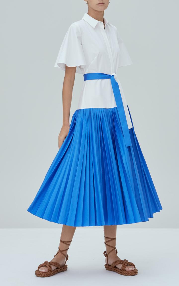 Moda Operandi Alexis Bellanca Pleated Midi Dress