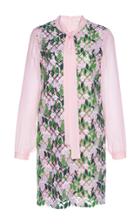 Giuseppe Di Morabito Embroidered Georgette Bow Neck Dress