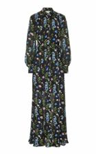 Carolina Herrera Floral-print Silk Maxi Dress
