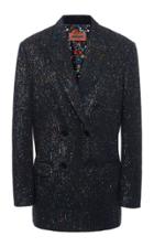 Moda Operandi Missoni Double-breasted Glitter-effect Blazer Size: 42