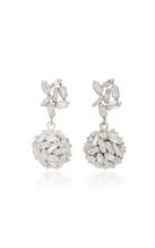 Suzanne Kalan One Of A Kind 18k White Gold Diamond Earrings