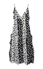 Moda Operandi Carolina Herrera Ruffled Polka-dot Crepe Midi Dress