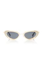Adam Selman X Le Specs The Royale Metal Cat-eye Sunglasses
