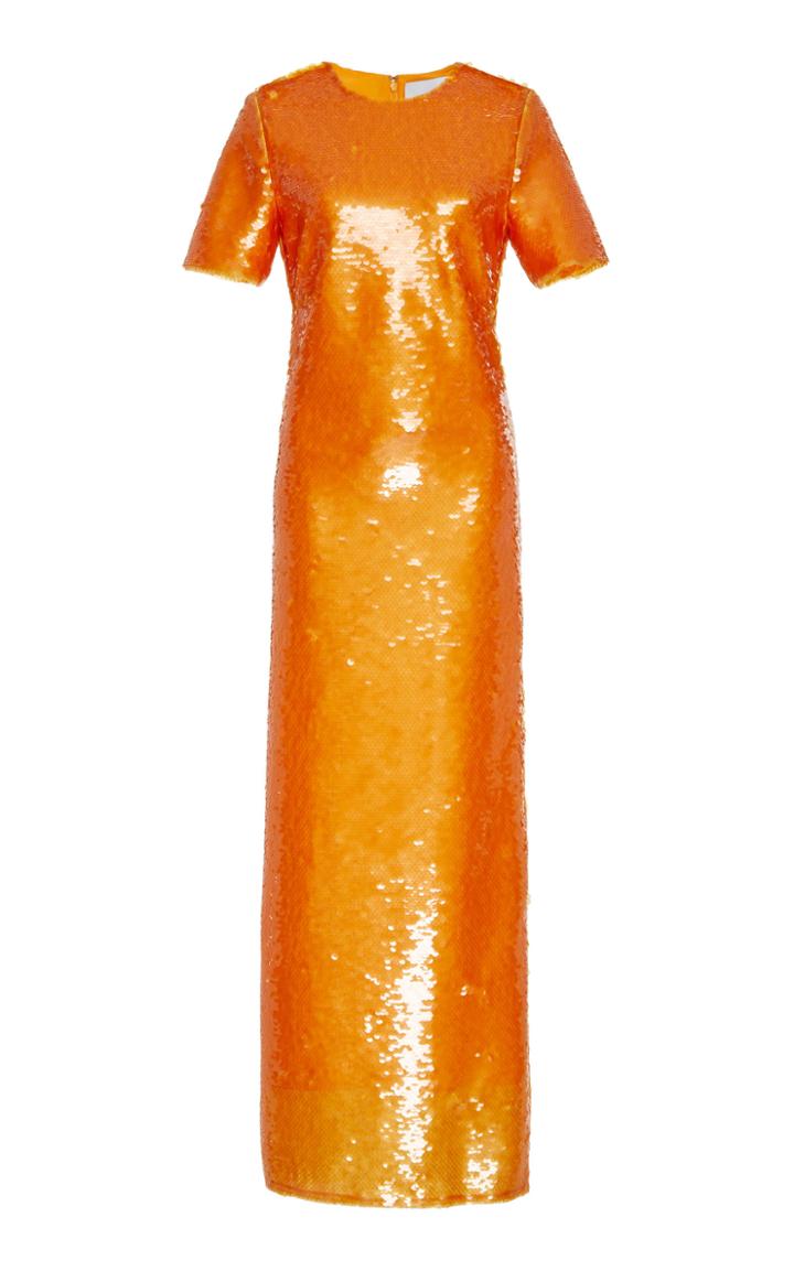 Prabal Gurung Sequin Maxi T-shirt Dress